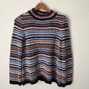 LOFT Multicolor Knit Pullover sweater